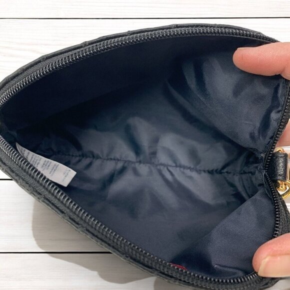 Tommy Hilfiger Mini Crossbody Bag In Black Faux Leather 8.5"x5.5"x3" - Picture 12 of 12